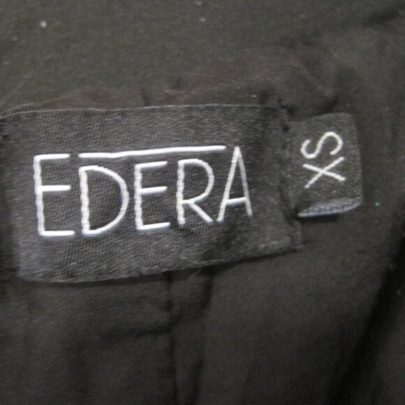 Ankle-Length Black Velvet Pleated Skirt with Rhinestones - Picture 5 of 7